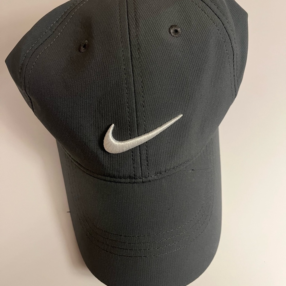Nike Dark Gray Cap with Silver Logo